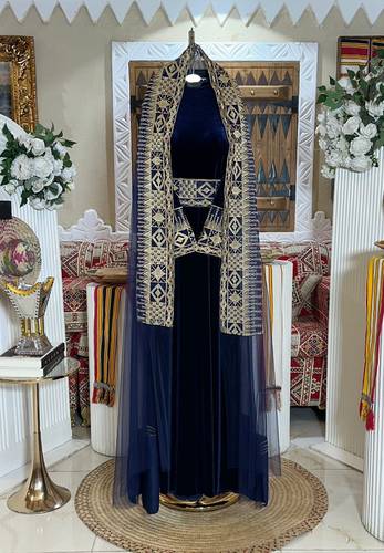 جلابيه تراثيه 3 الوان  - احمر  - 3XL