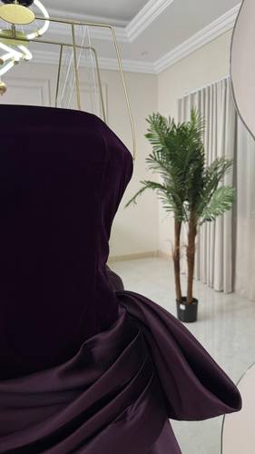 فستان سهره جوخ مع تفته  - S