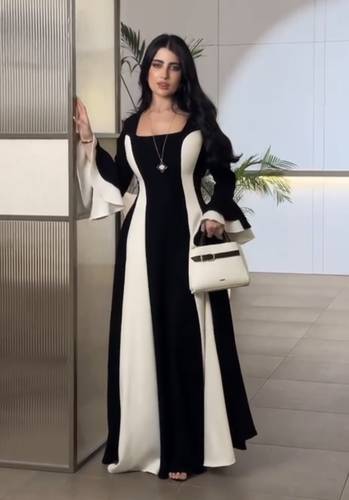 فستان سهره ناعم كلوش   - S