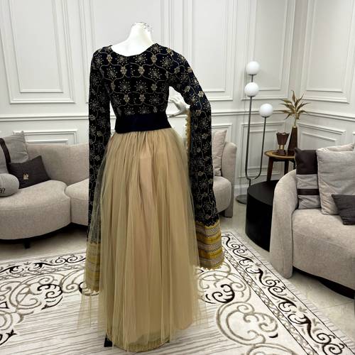 جلابيه سهره  - 3XL - بيج