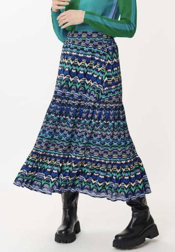 Jupe longue Impression Multicolore ELENA