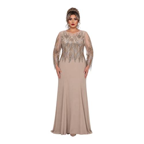    فستان سهرة فاخر من خامة كريب BALERINA