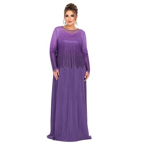 فستان سهره لون موف خامات منوعة ماركة BALERINA 