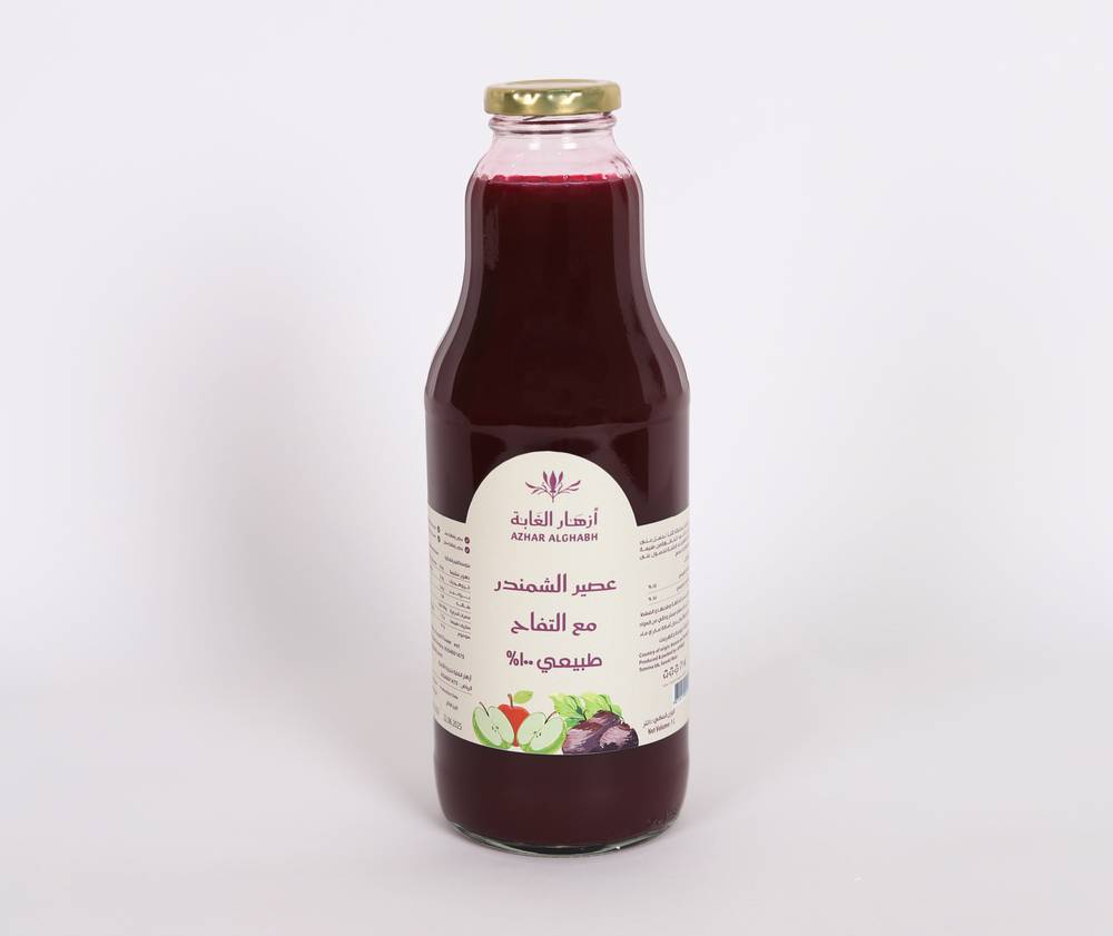 عصير الشمندر مع التفاح