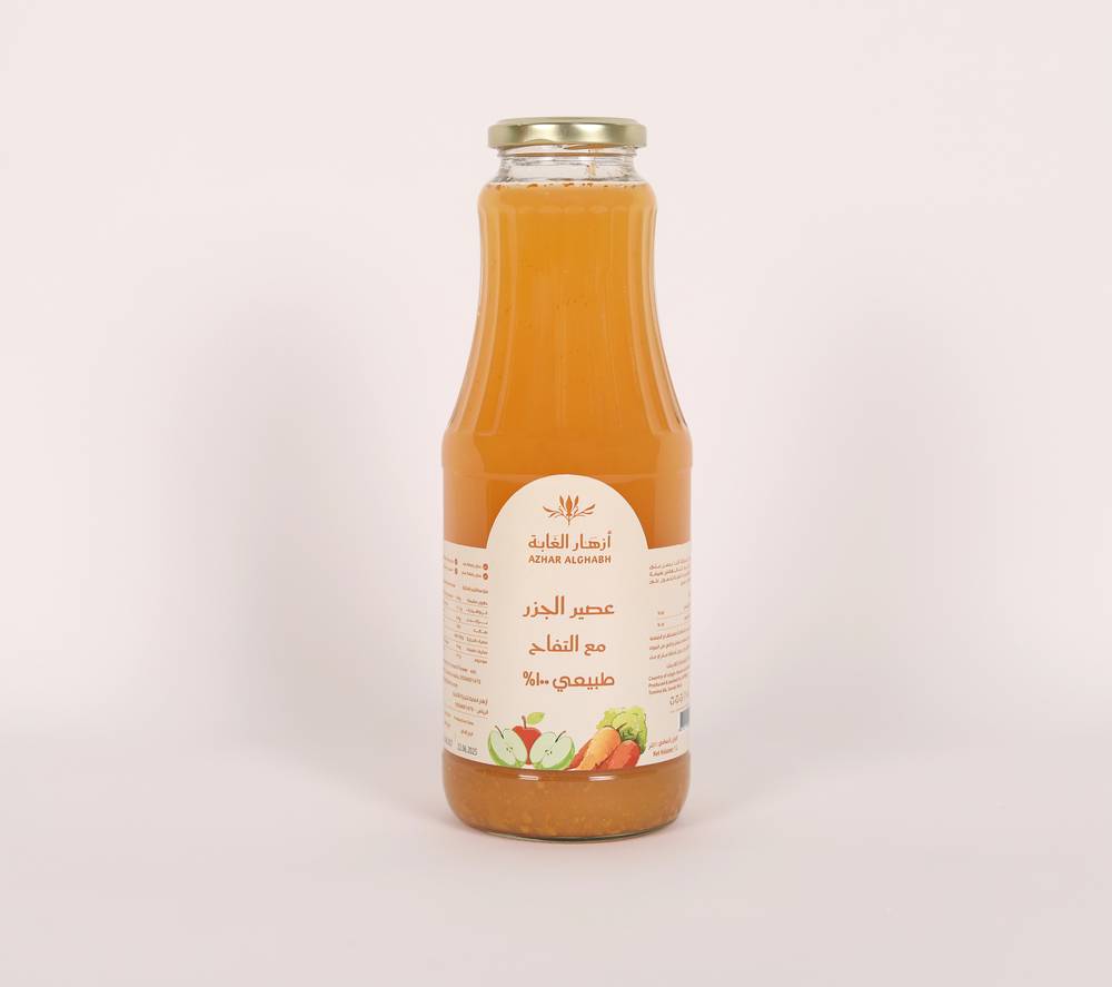 عصير الجزر مع التفاح