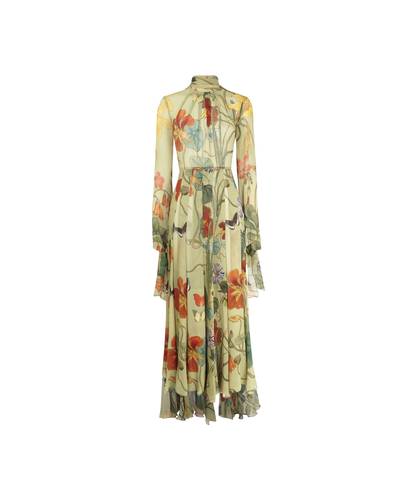 Floral Pleated Dress 