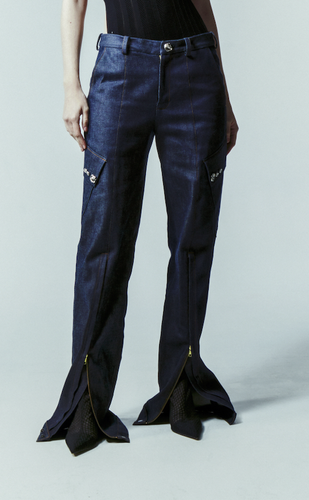 Tailored Denim Pants