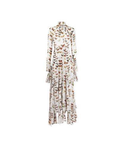 Butterflies Pleated Dress