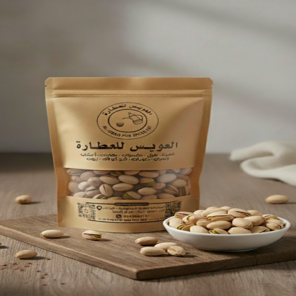 Plain unsalted pistachios