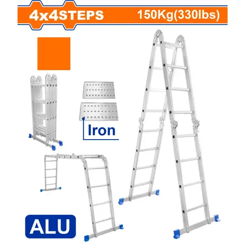 Multi-purpose aluminum ladder