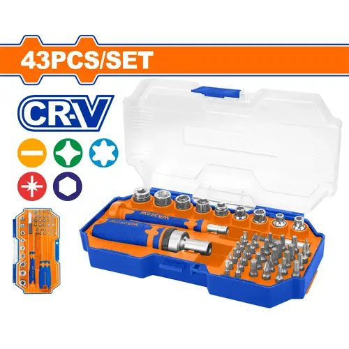 43 Pcs Screwdriver bits set