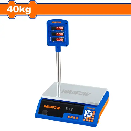 ميزان الكتروني ديجيتال 40kg مع شاشة اضافية WADFOW WEC1504-8