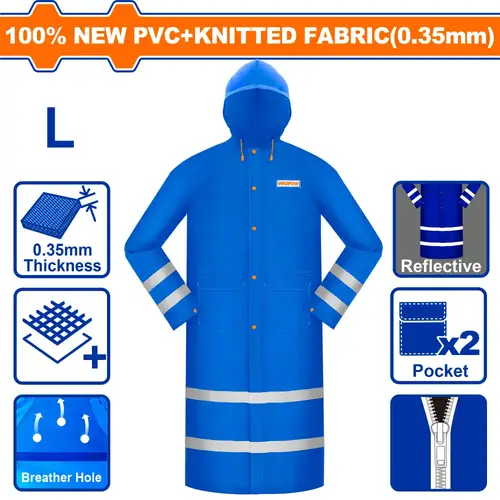 Rain coat (with reflective strip)