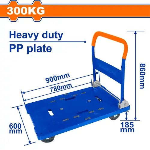 Foldable platform hand truck