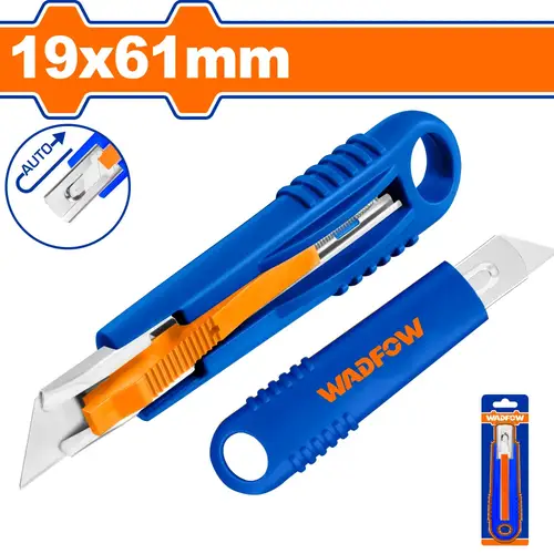 سكين موكيت كبير بلاستيك 19x61mm WADFOW WRSUK19