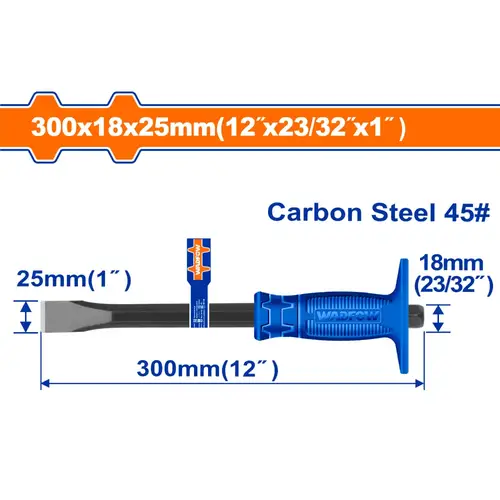 إزميل تكسير يد بلاستيك عريض18mm*300mm WADFOW WCC1302