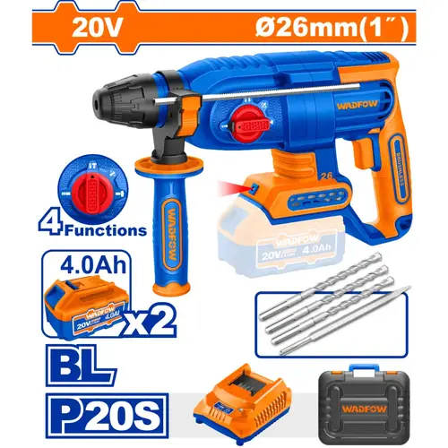 Cordless rotary hammer