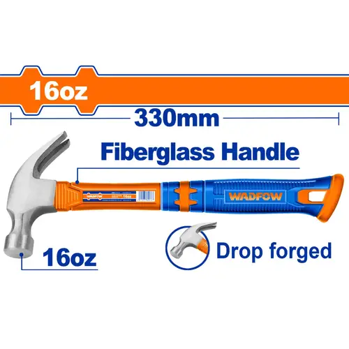 شاكوش قلاعي يد فيبر 16oz/450g WADFOW WHM3316