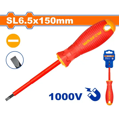 مفك كهربائي معزول شق SL6.5x150mm 6