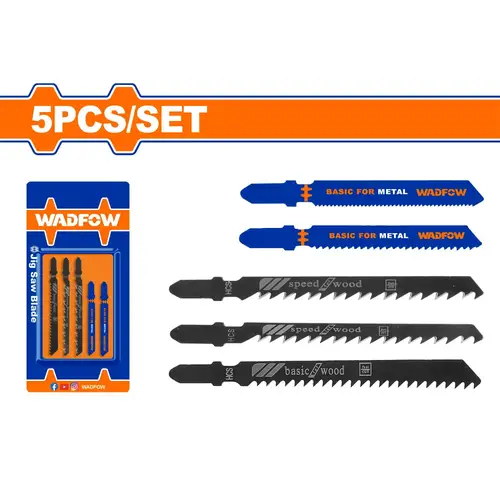 Jig saw blade set