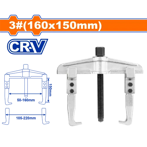 2 jaw sliding arm gear puller