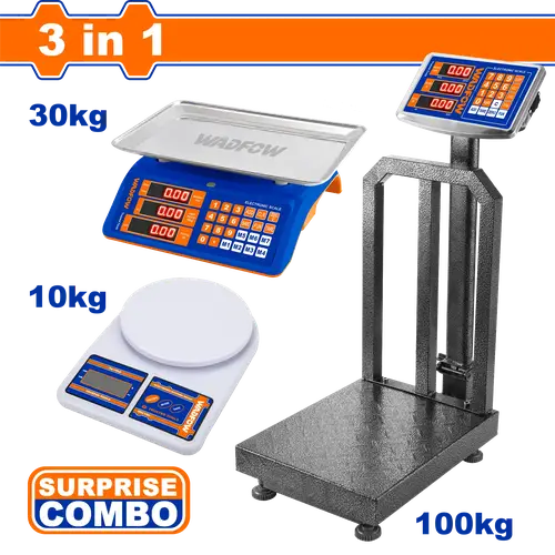 Electronic scale set