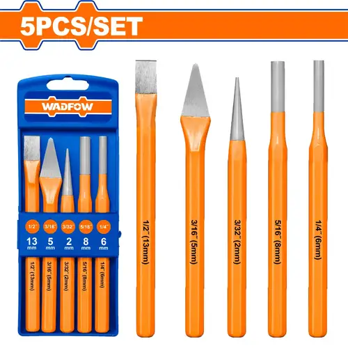 5 Pcs Cold chisel and punch set