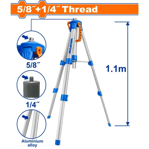Tripods for laser levels