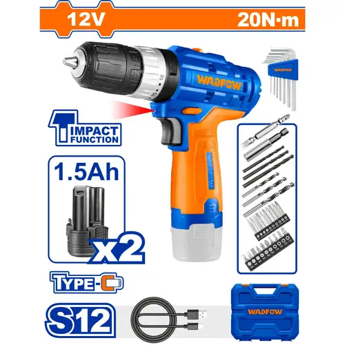 Cordless impact drill