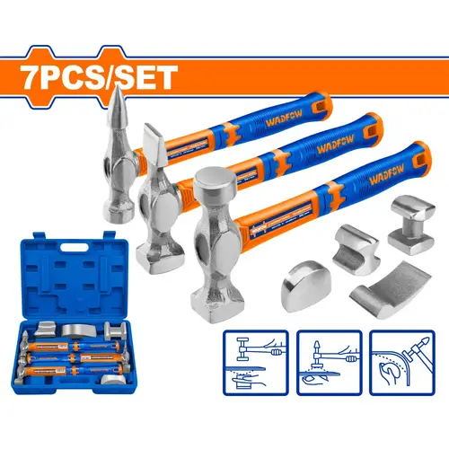 طقم شاكوش سمكري7 Pcs WADFOW WHZ1D07