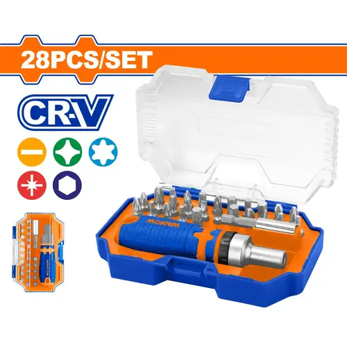 طقم مفكات متنوع 28Pcs WADFOW WSS8B28