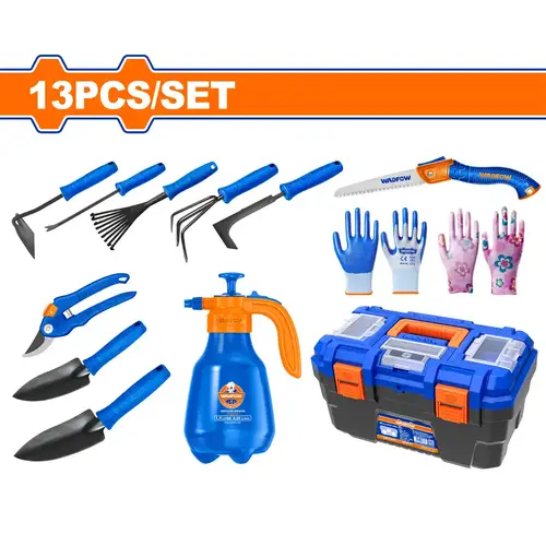 طقم عدة حديقة شنطة بلاستيك 13PCS WADFOW WHS3B13