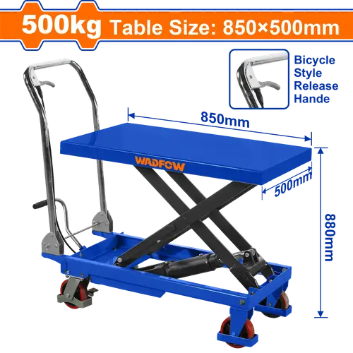 Manual lift table