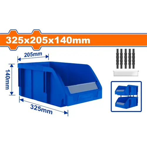 درج بلاستك 325X205X140MM WADFOW WTB0303
