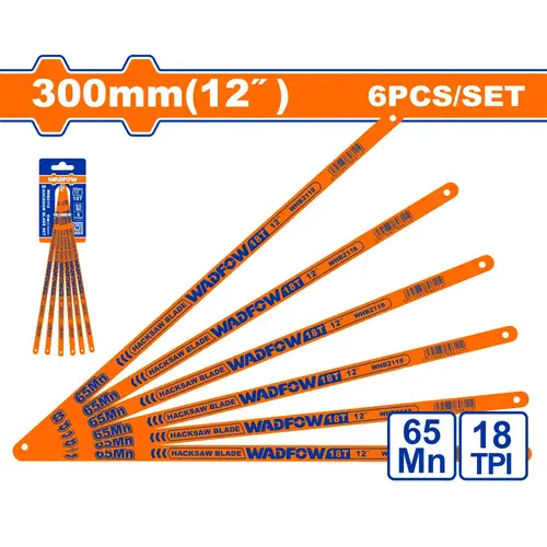 مجموعة غيار منشار 6pcs/set Size:300mm(12”)18T WADFOW WHB2118