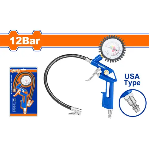 Air tire inflating gun