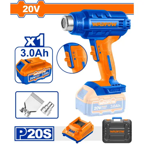 سيشوار حراري بطارية 20v WADFOW WKH1B01