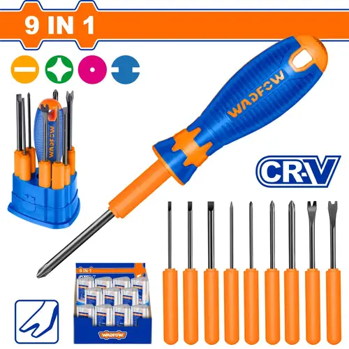 10 Pcs interchangeable screwdriver set
