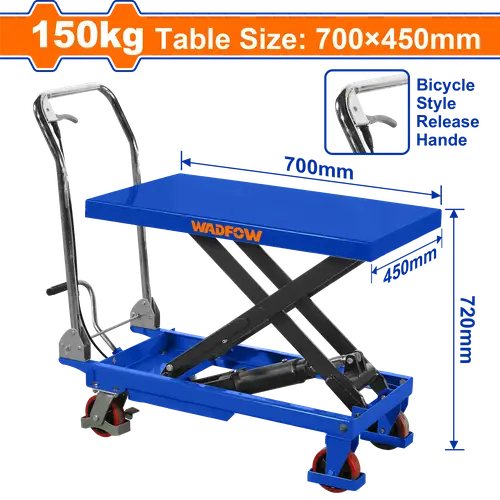 Manual lift table