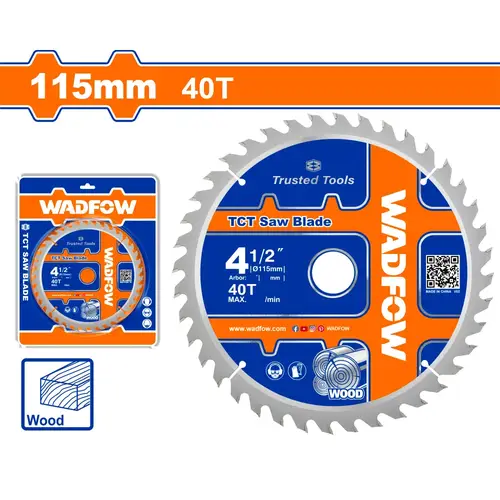 ديسك قص خشب 115mm 40T WADFOW WTC1K01