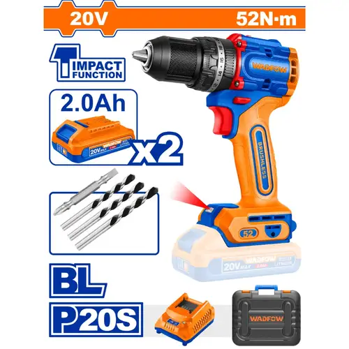 Compact Brushless Cordless Impact Drill