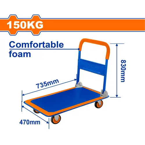 Foldable platform hand truck