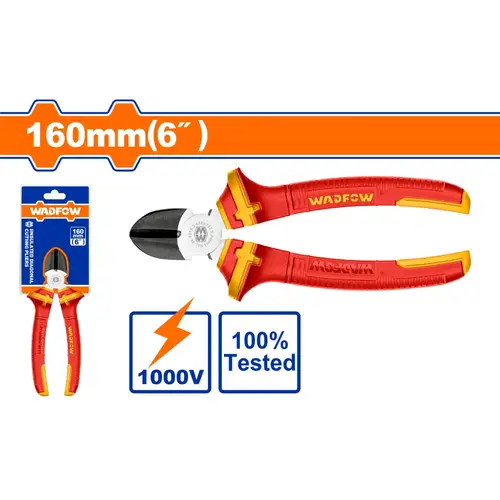 Insulated diagonal cutting pliers