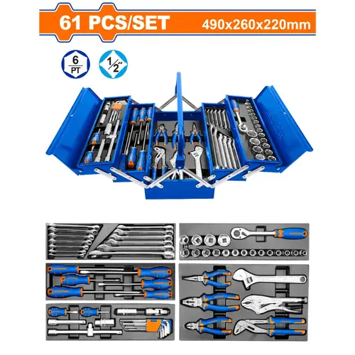 61 Pcs tools chest set
