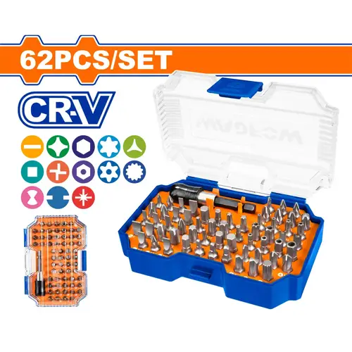 62 Pcs screwdriver bits set