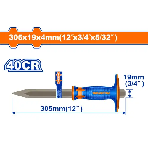 إزميل تكسير يد ربل بوز19mm*305mm WADFOW WCC2314
