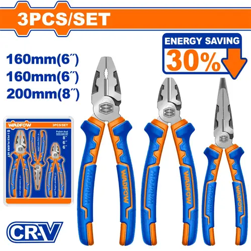 3 Pcs high leverage pliers set