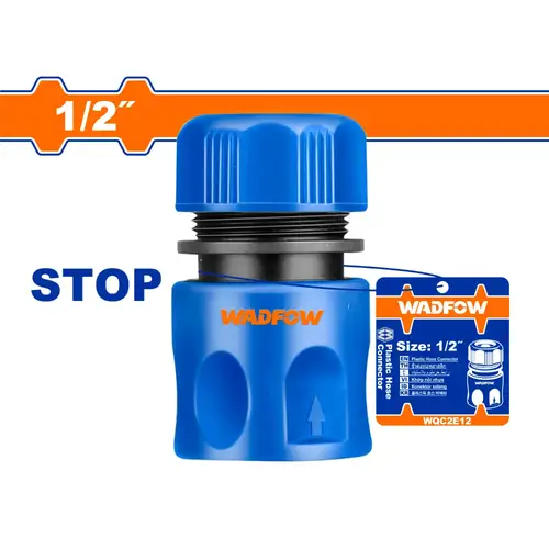 Plastic hose connector