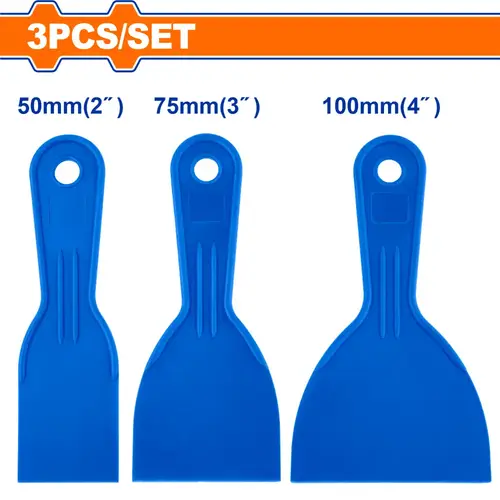 3-In-1 Plastic putty knife set