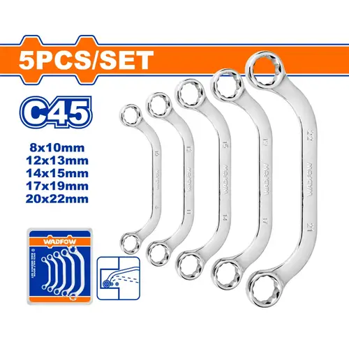 طقم مفتاح مختوم 8-22mm 5pcs WADFOW WFR3405